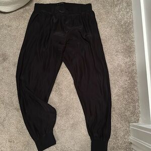 ATM silk pleated jogger black M